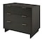 Manhattan Comfort Granville Dark Grey 3-Drawer Dresser and 2-Drawer Nightstand, Set of 2 GRAN045 - alternate 2